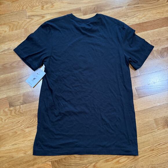 Nike Liverpool Football Club Center Swoosh Soccer T-Shirt Mens Small Black NWT - Picture 5 of 5